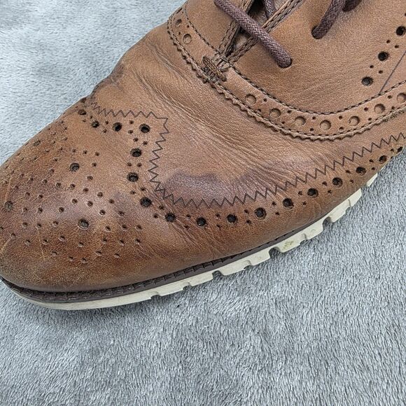Cole Haan Zerogrand $160 Men\'s Wingtip Oxfords Shoes Size 11.5 M Leather C14493 main image 4